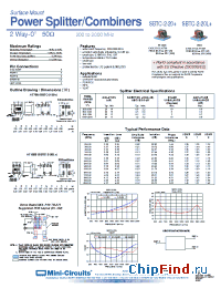 Datasheet SBTC-2-20+ manufacturer Mini-Circuits